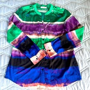 Calvin Klein ladies Small Button Up Shirt